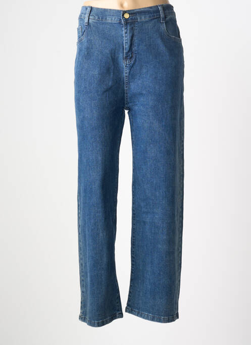 Blugi cu croială largă elasticitate mărime normală albastru CHERRY BERRY femme