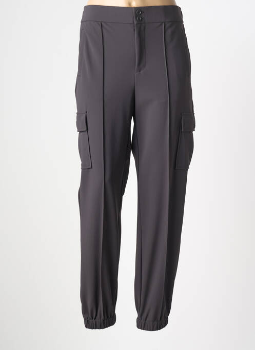 Pantalon cargo talie elastică mărime normală gri MOS MOSH femme