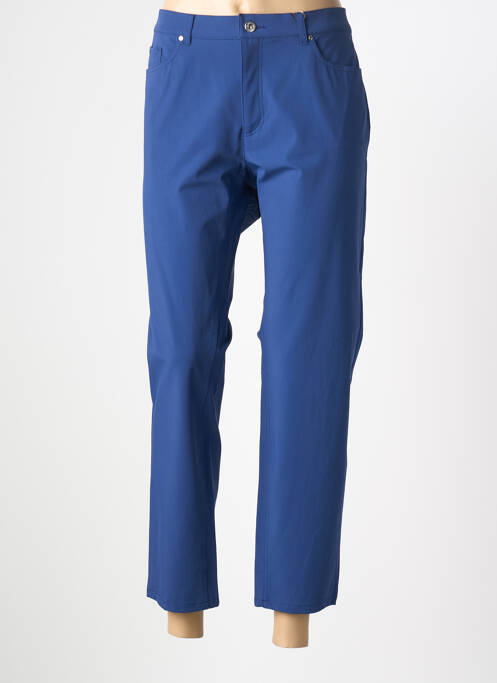 Pantalon 7/8 elasticitate mărime normală albastru RAFFAELLO ROSSI femme