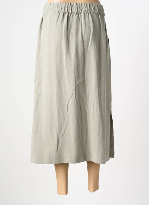 Fustă lungă croială dreaptă verde MOS MOSH femme