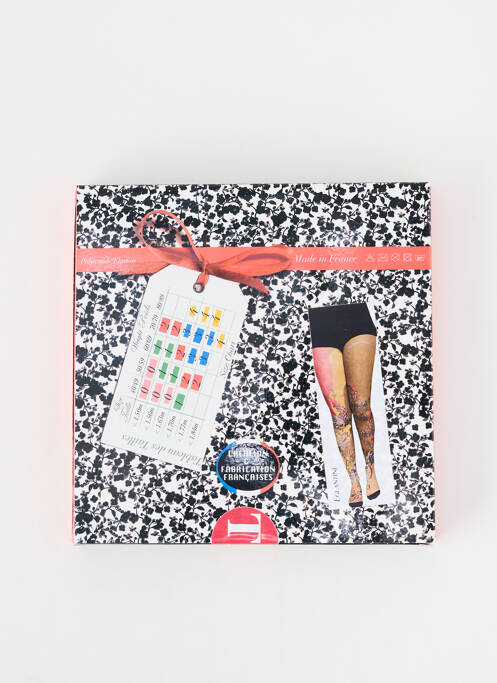 Colanți imprimeu fantezie verde MARIE ANTOILETTE femme