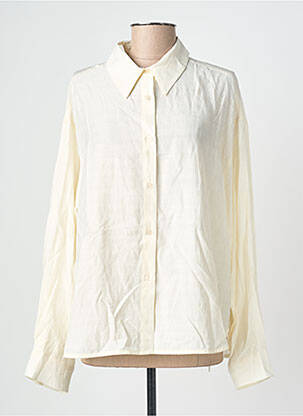 Cămașă croială dreaptă mâneci lungi bej SEE U SOON femme