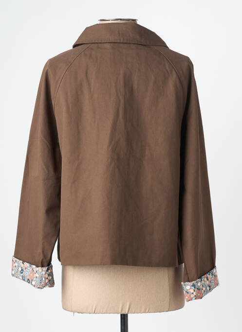 Jachete casual croială dreaptă maro SOFTY femme