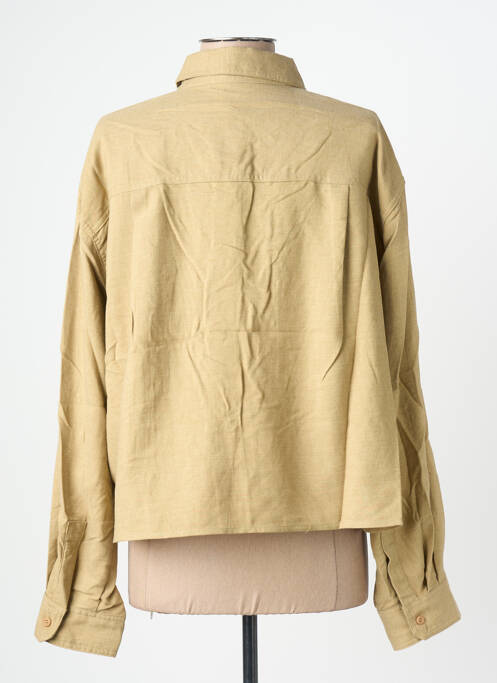 Cămașă croială dreaptă mâneci lungi bej SEE U SOON femme