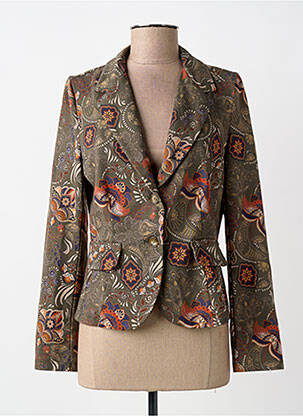 Sacou croială cambrată verde PAKO LITTO femme