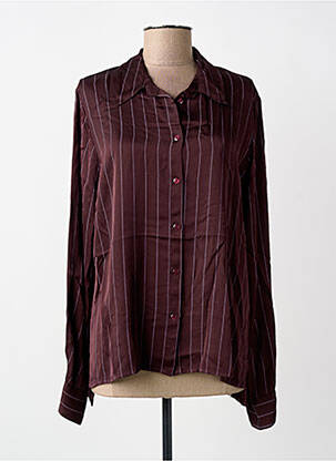 Cămașă croială dreaptă mâneci lungi violet PAKO LITTO femme