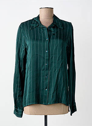 Cămașă croială dreaptă mâneci lungi verde PAKO LITTO femme