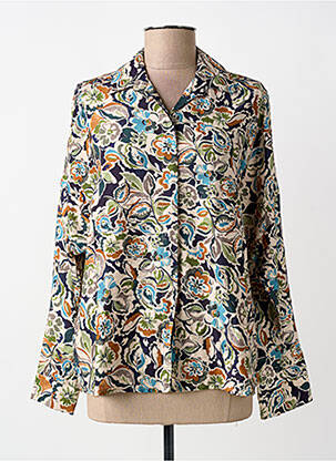 Cămașă imprimeu fantezie mâneci lungi bej PAKO LITTO femme