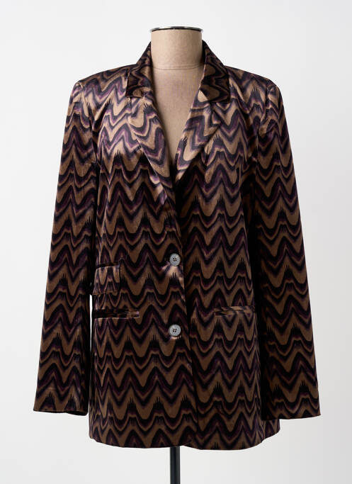 Jachete casual croială dreaptă maro SEE U SOON femme