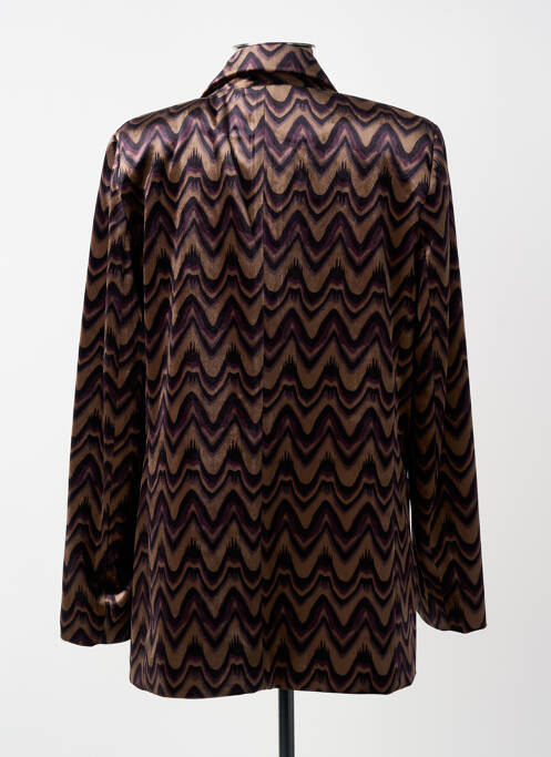 Jachete casual croială dreaptă maro SEE U SOON femme