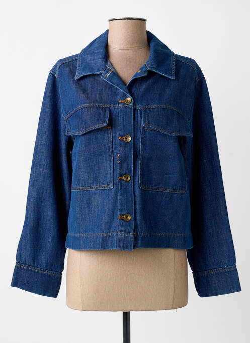 Jachete casual guler de bluză albastru PAKO LITTO femme