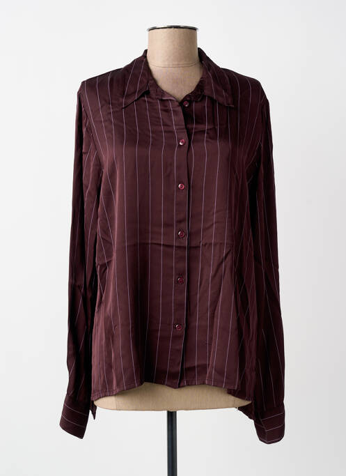 Cămașă croială dreaptă mâneci lungi violet PAKO LITTO femme