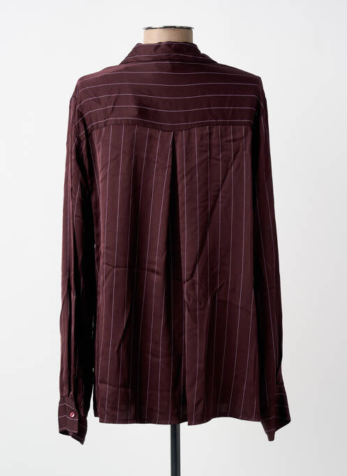 Cămașă croială dreaptă mâneci lungi violet PAKO LITTO femme