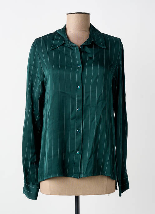 Cămașă croială dreaptă mâneci lungi verde PAKO LITTO femme