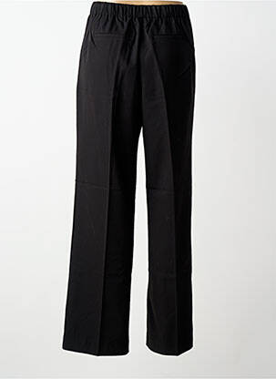 Pantalon drept talie elastică negru GRACE & MILA femeie
