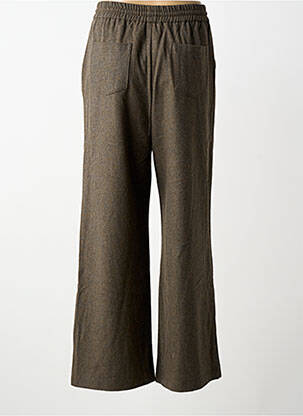 Pantalon drept talie elastică gri SEE U SOON femeie