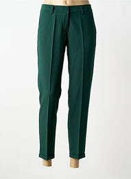 Pantalon 7/8 închidere cu fermoar sub clapetă cu nasturi verde PAKO LITTO femme