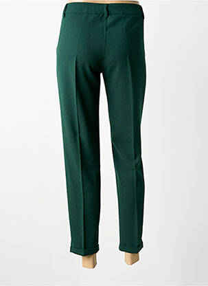 Pantalon 7/8 închidere cu fermoar sub clapetă cu nasturi verde PAKO LITTO femeie
