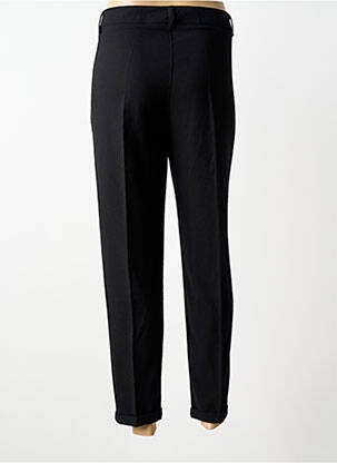 Pantalon 7/8 închidere cu fermoar sub clapetă cu nasturi negru PAKO LITTO femeie