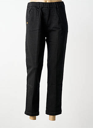Pantalon drept talie elastică negru PAKO LITTO femeie