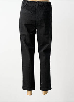 Pantalon drept talie elastică negru PAKO LITTO femeie