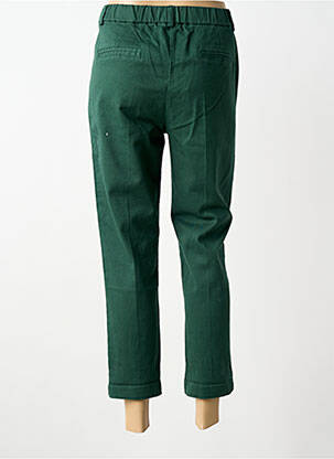 Pantalon drept talie elastică verde închis PAKO LITTO femeie