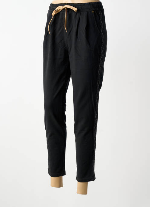 Pantalon 7/8 talie elastică negru PAKO LITTO femme