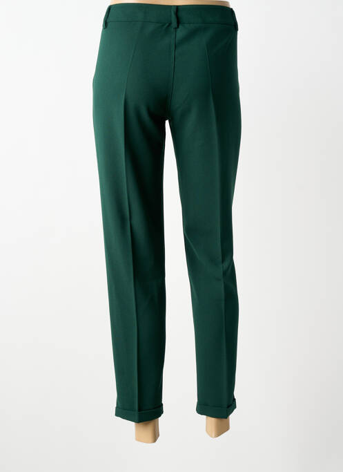 Pantalon 7/8 închidere cu fermoar sub clapetă cu nasturi verde PAKO LITTO femme