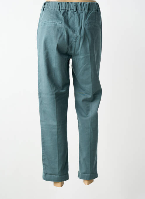 Pantalon drept talie elastică albastru PAKO LITTO femme