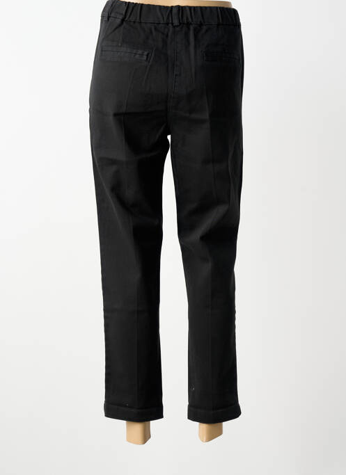 Pantalon drept talie elastică negru PAKO LITTO femme