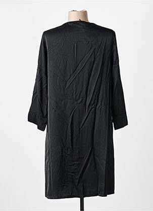 Rochie scurtă croială evazată mâneci lungi negru PAKO LITTO femeie