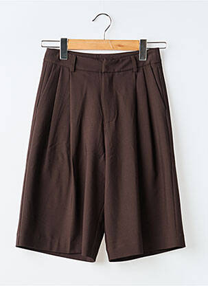 Bermudă croială dreaptă maro GRACE & MILA femme