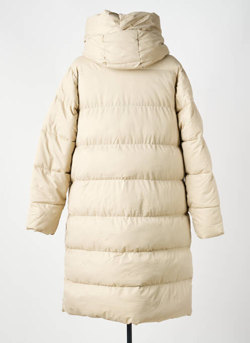 Geacă matlasată buzunare cu glugă bej ESCANDELLE femme