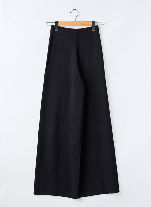 Pantalon evazat talie elastică negru GRACE & MILA femme