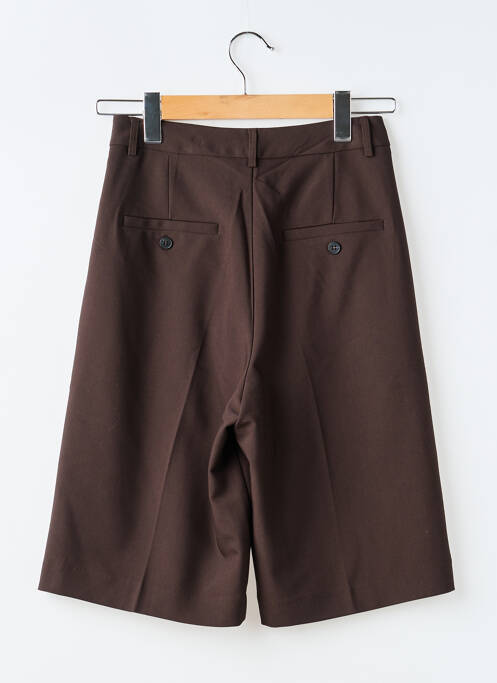 Bermudă croială dreaptă maro GRACE & MILA femme