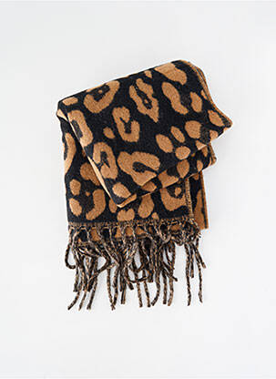 Eșarfă țesătură opacă maro SEE U SOON femme