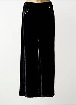 Pantalon larg mărime normală mărime normală negru DIEGA femme