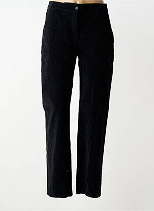 Pantalon drept închidere cu fermoar sub clapetă cu nasturi mărime normală negru DIEGA femme