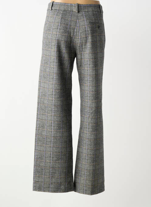 Pantalon larg închidere cu fermoar sub clapetă cu cârlig mărime normală gri CIRCOLO 1901 femme