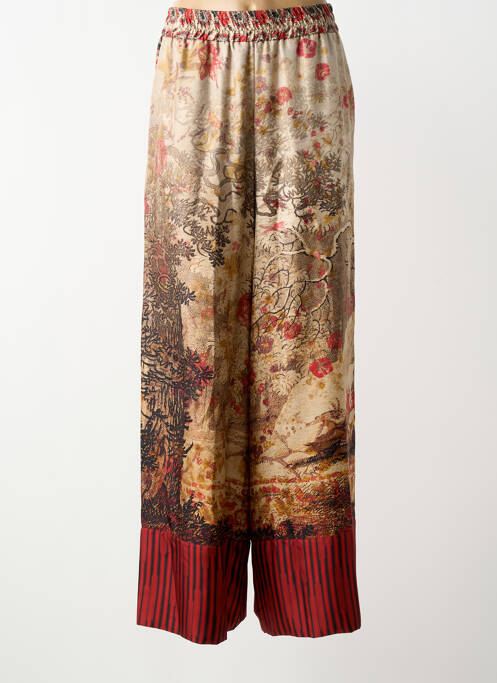 Pantalon larg mărime normală mărime normală bej PIERRE LOUIS MASCIA femme