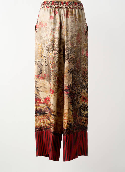 Pantalon larg mărime normală mărime normală bej PIERRE LOUIS MASCIA femme