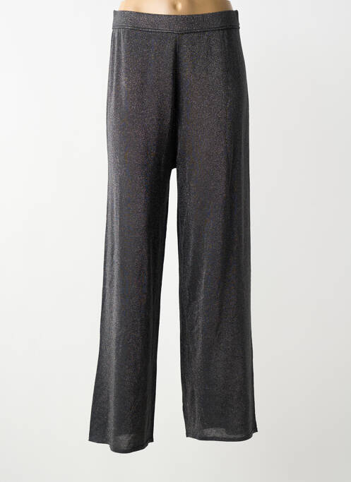 Pantalon larg mărime normală mărime normală negru MALIPARMI femme