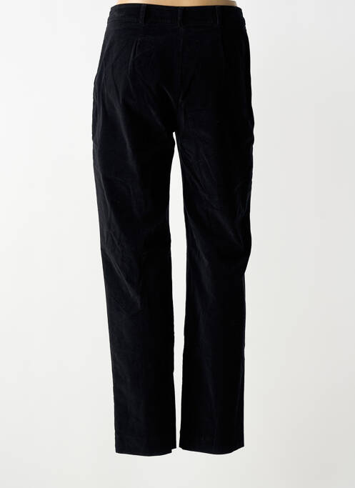 Pantalon drept închidere cu fermoar sub clapetă cu nasturi mărime normală negru DIEGA femme