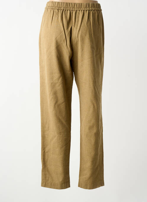 Pantalon larg mărime normală mărime normală verde FORTE-FORTE femme