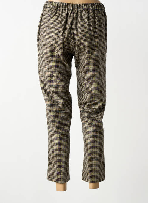 Pantalon 7/8 talie elastică mărime normală bej DIEGA femme