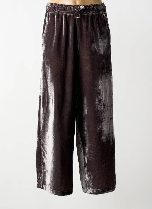 Pantalon larg mărime normală mărime normală verde SOUVENIR femme