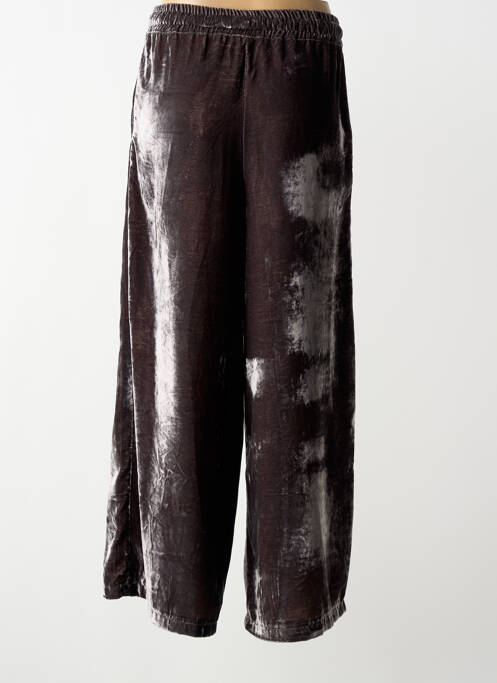 Pantalon larg mărime normală mărime normală verde SOUVENIR femme