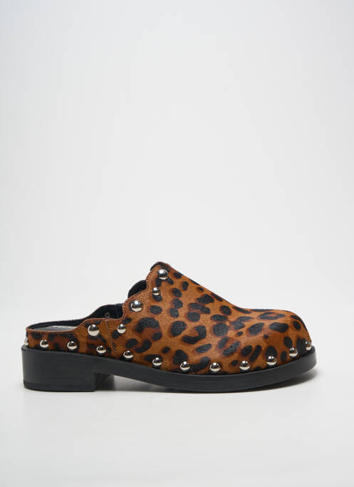 Mulete/saboți chiquet toc de 4 la 6 cm maro NOA HARMON femme