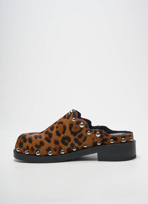 Mulete/saboți chiquet toc de 4 la 6 cm maro NOA HARMON femme