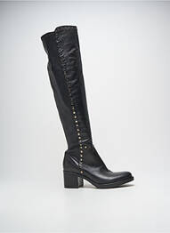 Cizme peste genunchi toc pătrat toc de 4 la 6 cm negru FRU.IT femme